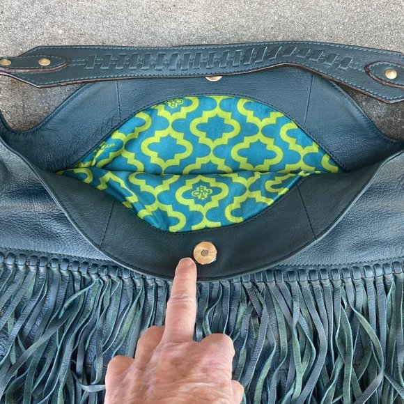 OrYany Green Leather Fabulous Bag, NEW - Picture 4 of 5